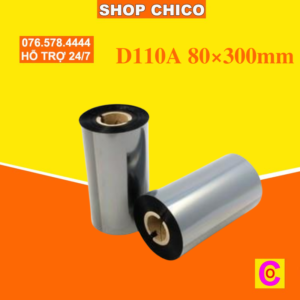 Mực in mã vạch D110A 80×300mm